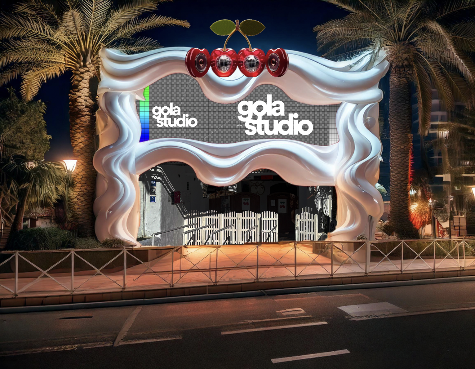 Pacha Presents Door Entrance