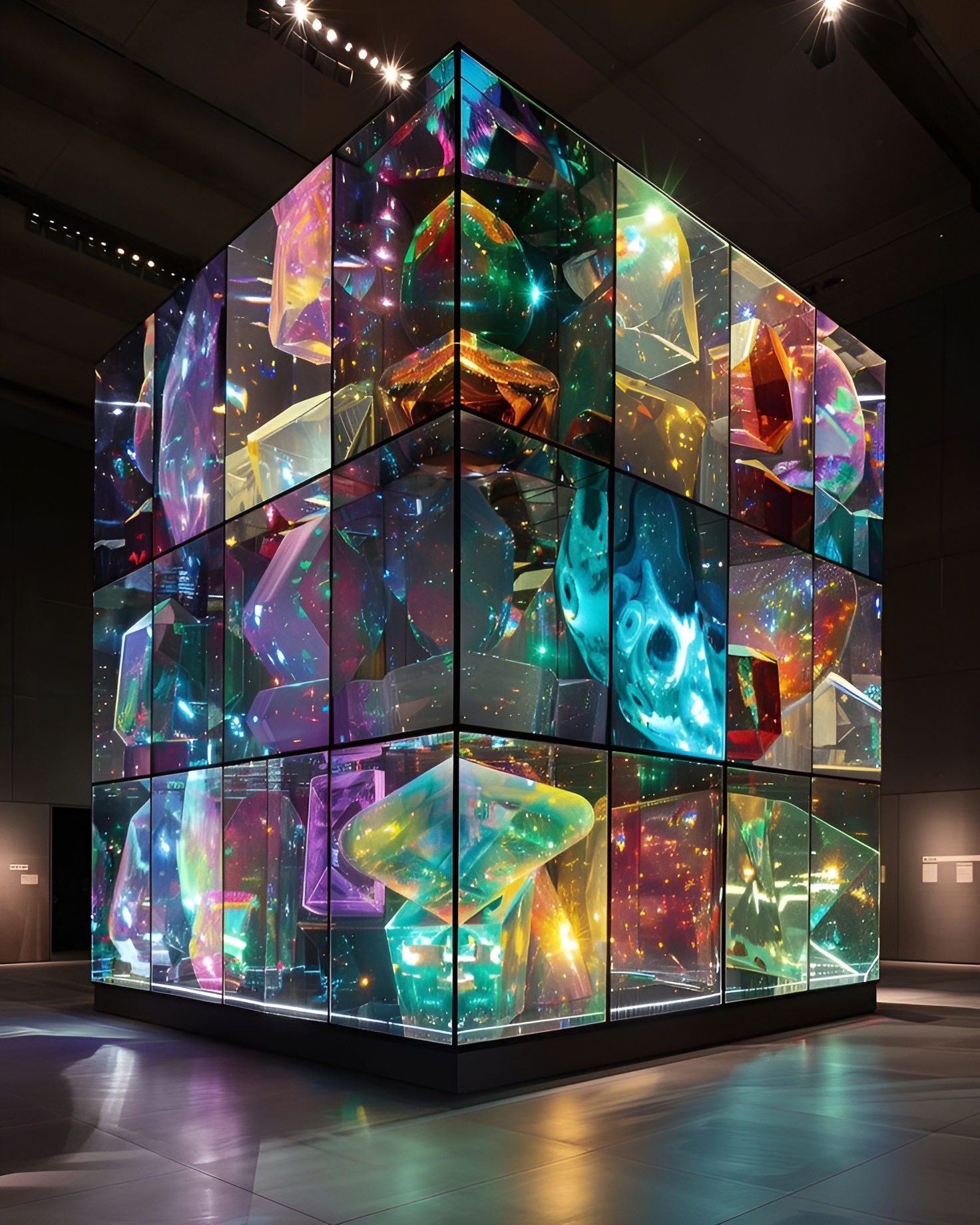 LED Wall Cube Design